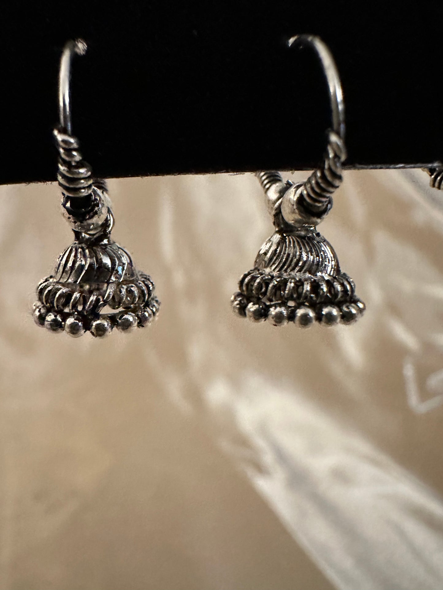 Women's earrings - Traditional German Steel : Small Jumkas